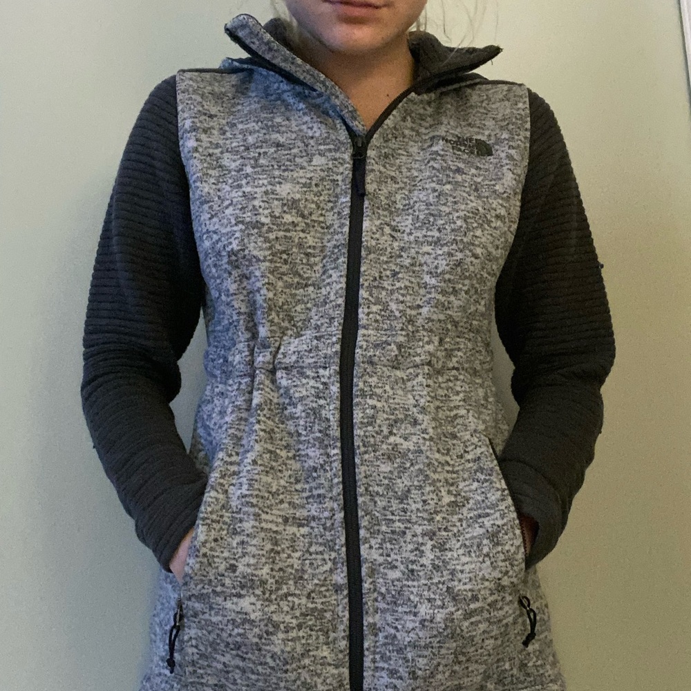 North Face Grey Jacket- Size Small